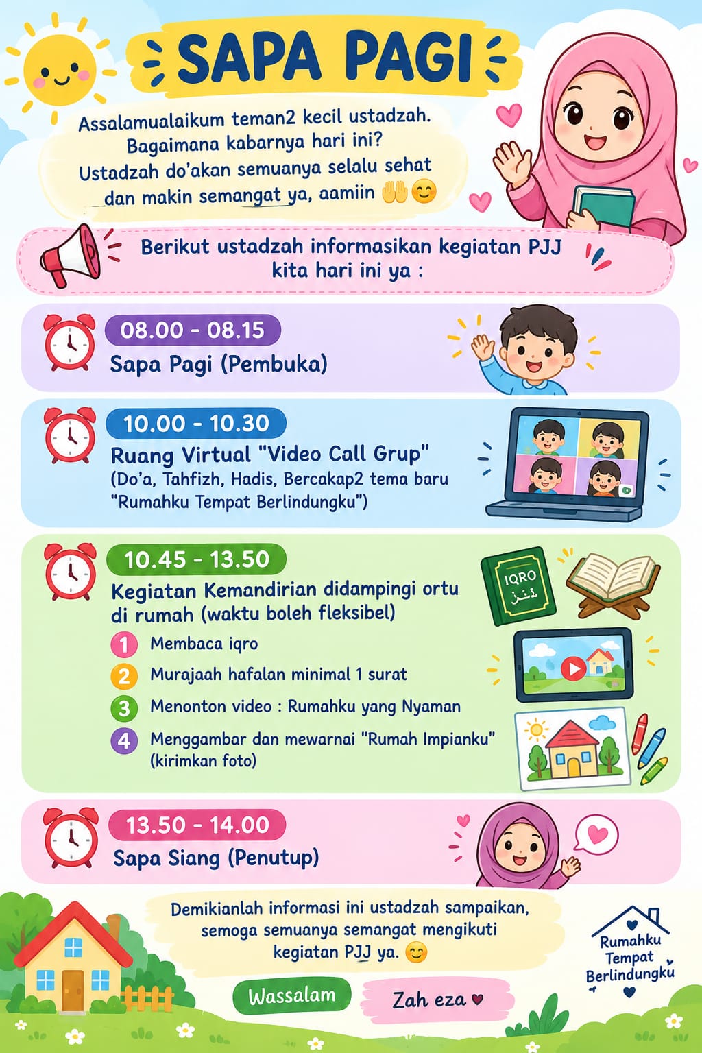 Kegiatan PJJ Kelas Zaitun